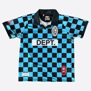 Gallery Dept Black & Blue Checkered Soccer Jersey